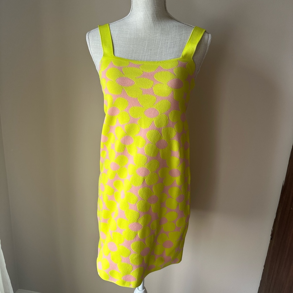 Zara Yellow and Pink Floral Mini Dress